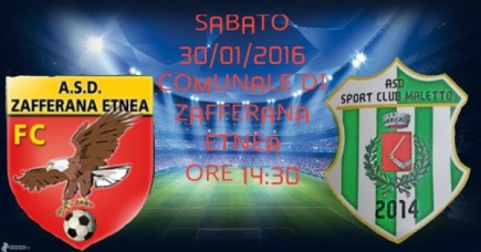 ZAFFERANA-SPORT CLUB MALETTO: I CONVOCATI